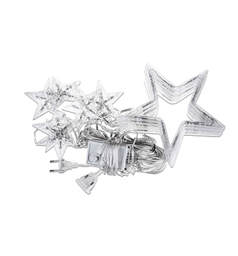 Гирлянда-штора LED RGB Five-pointed Star