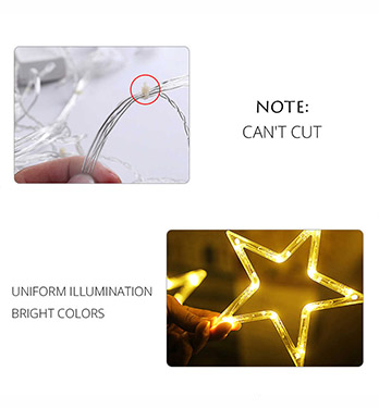 Гирлянда-штора LED RGB Five-pointed Star